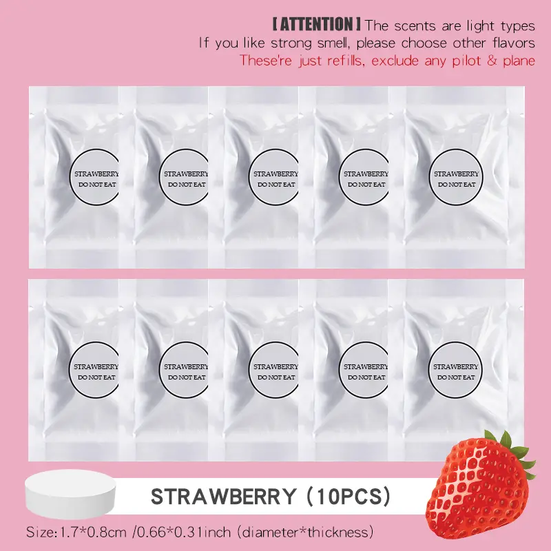 10PCS Strawberry
