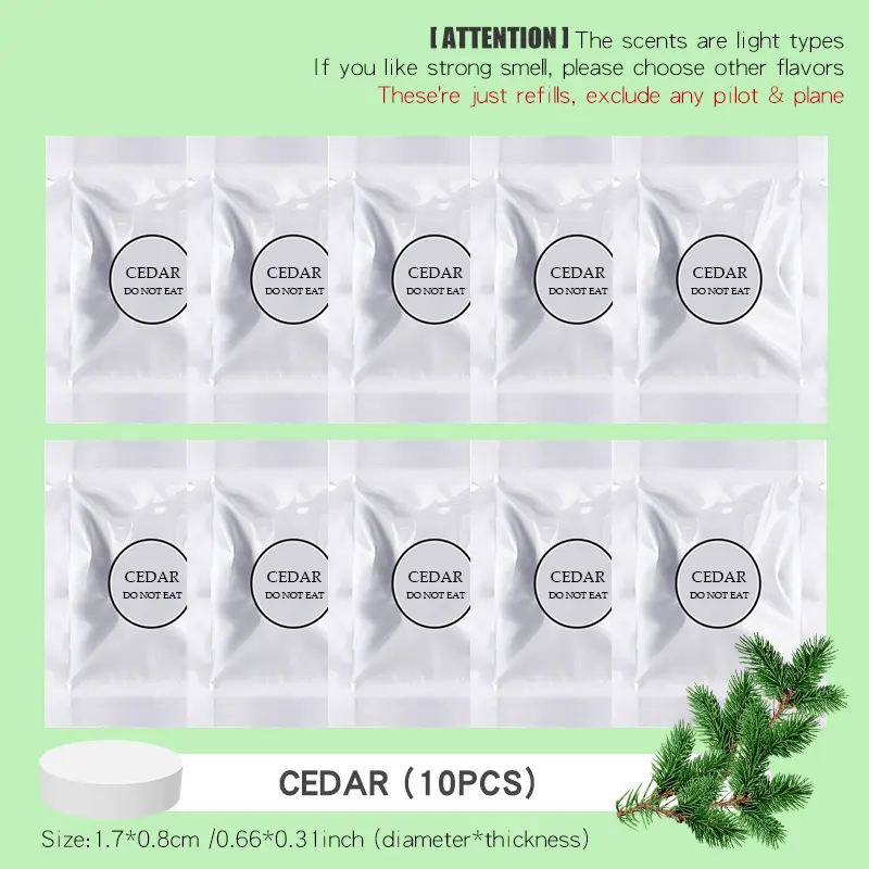 10PCS Cedar